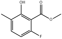 Methyl 6-fluoro-2-hydroxy-3-methylbenzoate Struktur