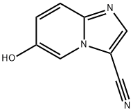 6-hydroxyimidazo[1,2-a]pyridine-3-carbonitrile Struktur