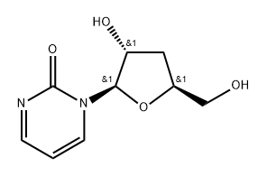 3',4-Dideoxyuridine Struktur