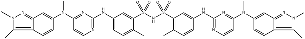 Pazopanib Impurity 3 Struktur