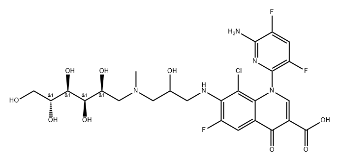 Delafloxacin Impurity 5 Struktur