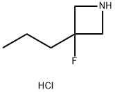 3-fluoro-3-propylazetidine hydrochloride Struktur