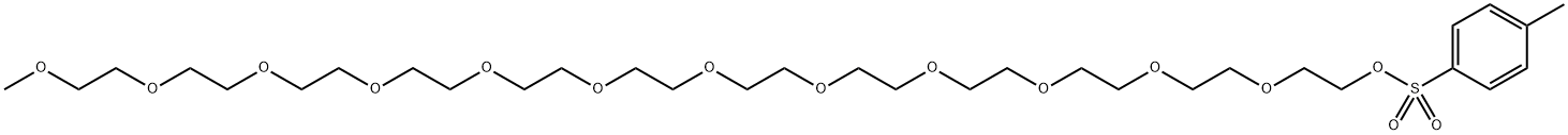 m-PEG12-OTs Struktur