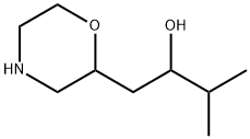 2-Morpholineethanol, α-(1-methylethyl)- Struktur