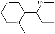 3-Morpholinemethanamine, α-ethyl-N,4-dimethyl- Struktur