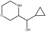 3-Morpholinemethanol, α-cyclopropyl- Struktur