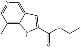 ethyl 7-methyl-1H-pyrrolo[3,2-c]pyridine-2-carboxylate Struktur