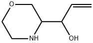 3-Morpholinemethanol, α-ethenyl- Struktur