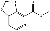 1,3]Dioxolo[4,5-c]pyridine-4-carboxylic acid methyl ester Struktur