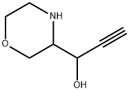 3-Morpholinemethanol, α-ethynyl- Struktur