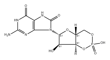 8-OH-cGMP Struktur