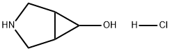 3-Azabicyclo[3.1.0]hexan-6-ol, hydrochloride (1:1) Struktur