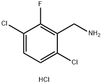 3,6-DICHLORO-2-FLUOROBENZYLAMINE HCl Struktur