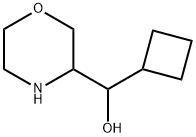 3-Morpholinemethanol, α-cyclobutyl- Struktur