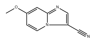 7-methoxyimidazo[1,2-a]pyridine-3-carbonitrile Struktur