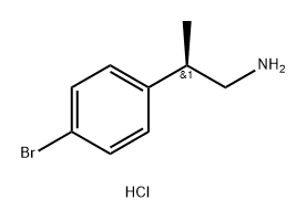 (R)-2-(4-bromophenyl)propan-1-amine hydrochloride Struktur