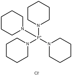 Phosphorus(1+), tetra-1-piperidinyl-, chloride (1:1), (T-4)- Struktur