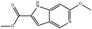 methyl 6-methoxy-1H-pyrrolo[3,2-c]pyridine-2-carboxylate Struktur