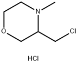 Morpholine, 3-(chloromethyl)-4-methyl-,hydrochloride Struktur