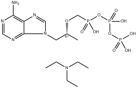 Tenofovir diphosphate triethylamine Struktur