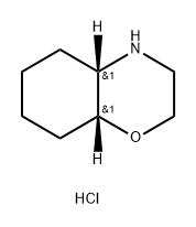 2H-1,4-Benzoxazine, octahydro-, hydrochloride (1:1), (4aS,8aR)- Struktur