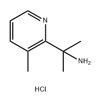 2-Pyridinemethanamine, α,α,3-trimethyl-, hydrochloride (1:1) Struktur