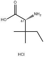 (R)-2-Amino-3,3-dimethylpentanoic?acid hydrochloride Struktur