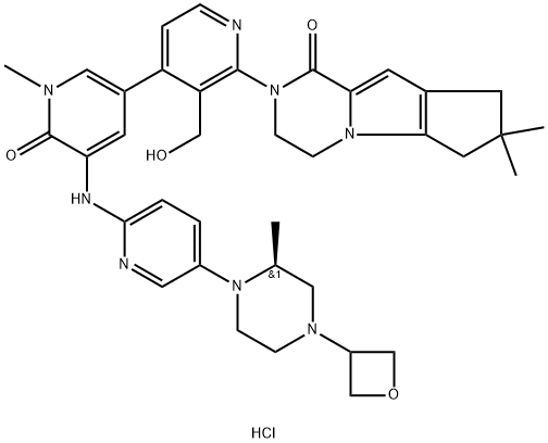 Fenebrutinib (GDC-0853) HCl Struktur