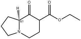 ethyl 8-oxooctahydroindolizine-7-carboxylate Struktur