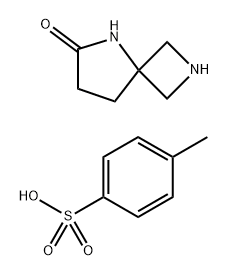 2,5-Diazaspiro[3.4]octan-6-one, compd. with 4-methylbenzenesulfonate (1:2) Struktur