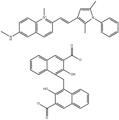 Pyrvinium Pamoate Impurity 1 Struktur