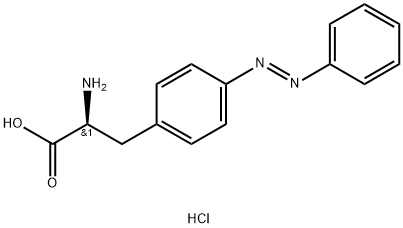 H-L-Phe(4-N=NPh)-OH*HCl Struktur