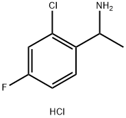 1-(2-CHLORO-4-FLUOROPHENYL)ETHANAMINE HCl Struktur