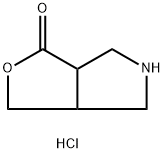 1H-Furo[3,4-c]pyrrol-1-one, hexahydro-, hydrochloride (1:1) Struktur