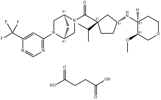 PF-04634817 succinate Struktur