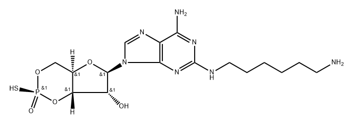 Sp-2-AHA-cAMPS Struktur