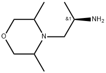 4-Morpholineethanamine, α,3,5-trimethyl-, (αR)- Struktur