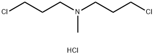 1-Propanamine,3-chloro-N-(3-chloropropyl)-N-methyl-, hydrochloride (1:1) Structure