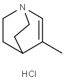 1-Azabicyclo[2.2.2]oct-2-ene, 3-methyl-, hydrochloride (1:1)