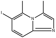 6-iodo-3,5-dimethylimidazo[1,2-a]pyridine Struktur