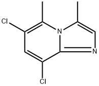 6,8-dichloro-3,5-dimethylimidazo[1,2-a]pyridine Struktur