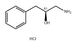 Benzeneethanol, α-(aminomethyl)-, hydrochloride (1:1), (αS)- Struktur