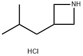 Azetidine, 3-(2-methylpropyl)-, hydrochloride (1:1) Struktur