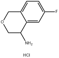 6-fluoroisochroman-4-amine hydrochloride Struktur