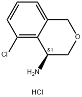 (S)-5-chloroisochroman-4-amine hydrochloride Structure