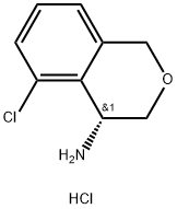 (R)-5-chloroisochroman-4-amine hydrochloride Structure