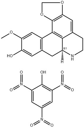 Actinodaphnine picrate Struktur