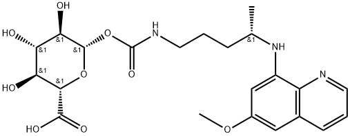 Primaquine carbamoyl-β-D-glucuronide Structure