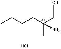 (R)-2-amino-2-methylhexan-1-ol HCL Struktur