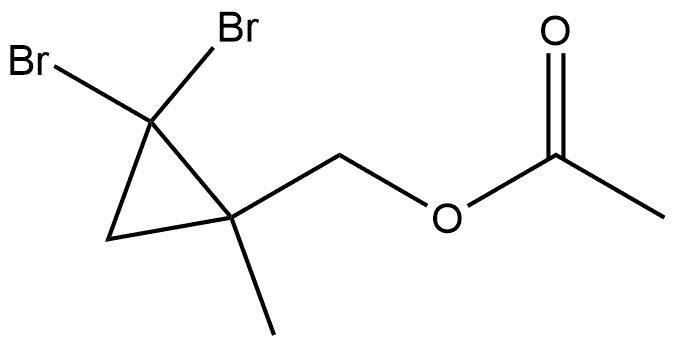 Cyclopropanemethanol, 2,2-dibromo-1-methyl-, 1-acetate